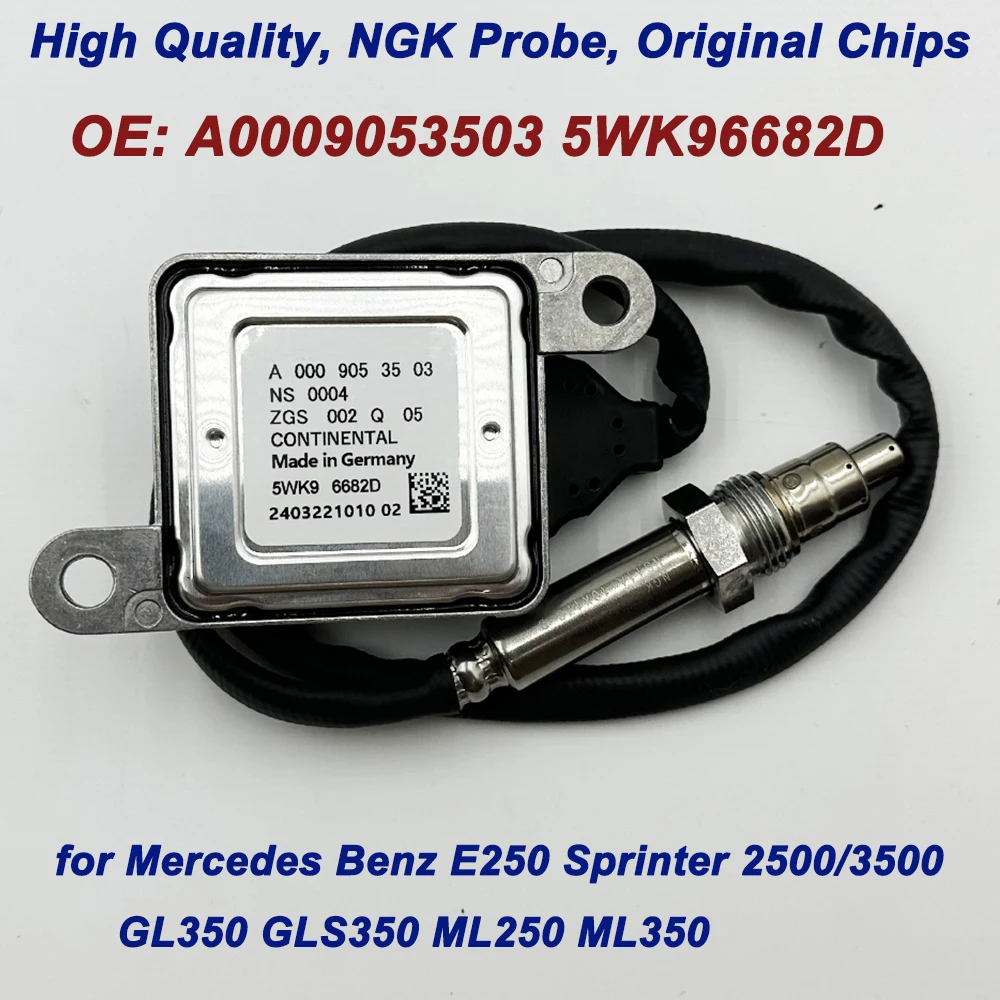 For Mercedes BenzW205 W164 W166 X164 X66 Sprinter GL350 A0009053503 5WK96682D 0009053503 High Quality Chips NGK Probe Nox Sensor
For Mercedes BenzW205 W164 W166 X164 X66 Sprinter GL350 A0009053503 5WK96682D 0009053503 High Quality Chips NGK Probe Nox Sensor