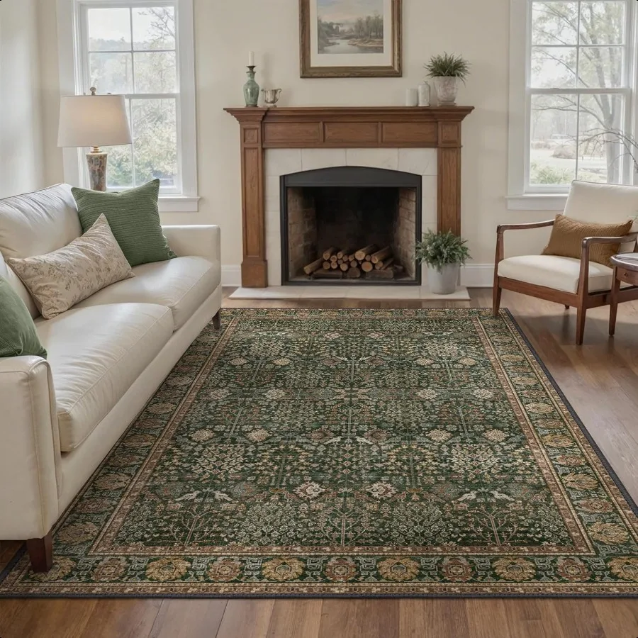 Area Rugs for Living Room 5x7 Area Rugs NonSlip WashableUltraThin Aesthetic Boho Rug for Bedroom Dinning Room Office Dark Green
Area Rugs for Living Room 5x7 Area Rugs NonSlip WashableUltraThin Aesthetic Boho Rug for Bedroom Dinning Room Office Dark Green