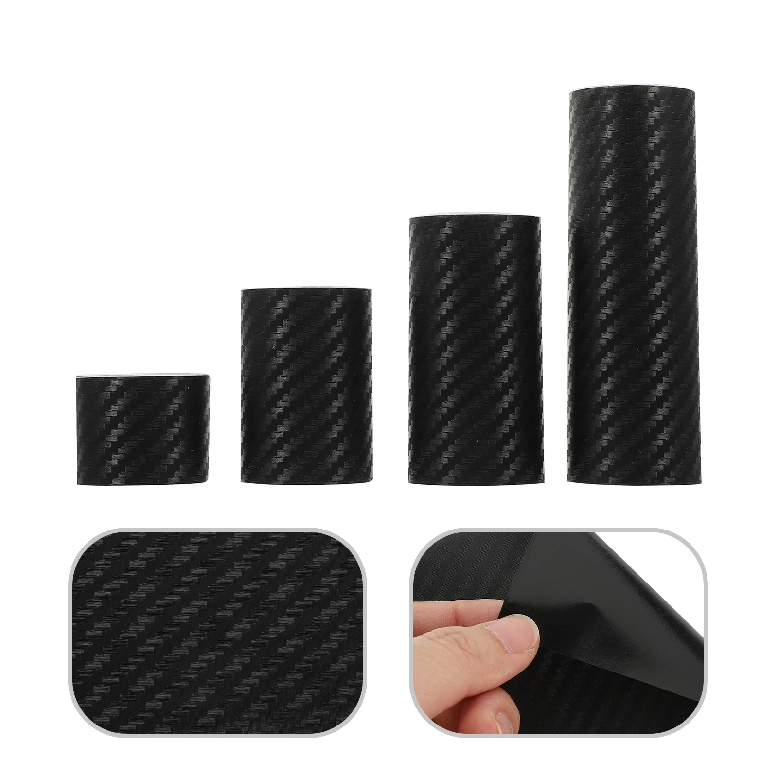 4 Rolls 3D Black Car Stickers 3cm*3m+5cm*3m+7cm*3m+10cm*3m Scratch Resistant Body Decals Reflective Tape Automotive Decor
4 Rolls 3D Black Car Stickers 3cm*3m+5cm*3m+7cm*3m+10cm*3m Scratch Resistant Body Decals Reflective Tape Automotive Decor