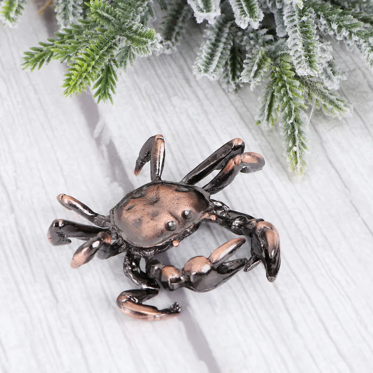 Copper Metal Teapot Lid Tray Simulation Crab Design Quick Cooling Censer Decoration for Living Room Bedroom Yoga Room
Copper Metal Teapot Lid Tray Simulation Crab Design Quick Cooling Censer Decoration for Living Room Bedroom Yoga Room