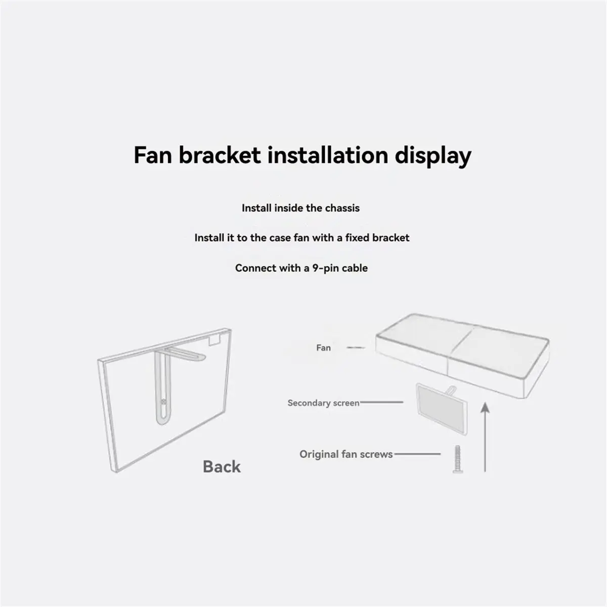 OKgood Turing 5.2Inch IPS Type-C Secondary Monitor Smart Display Case for CPU GPU RAM Monitoring with USB Interface White
OKgood Turing 5.2Inch IPS Type-C Secondary Monitor Smart Display Case for CPU GPU RAM Monitoring with USB Interface White