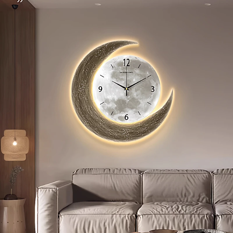 Modern Luxury Living Room Wall Clock, Restaurant Decoration LED Light Painting Creative Clock Wall Clock Modern Design
Modern Luxury Living Room Wall Clock, Restaurant Decoration LED Light Painting Creative Clock Wall Clock Modern Design