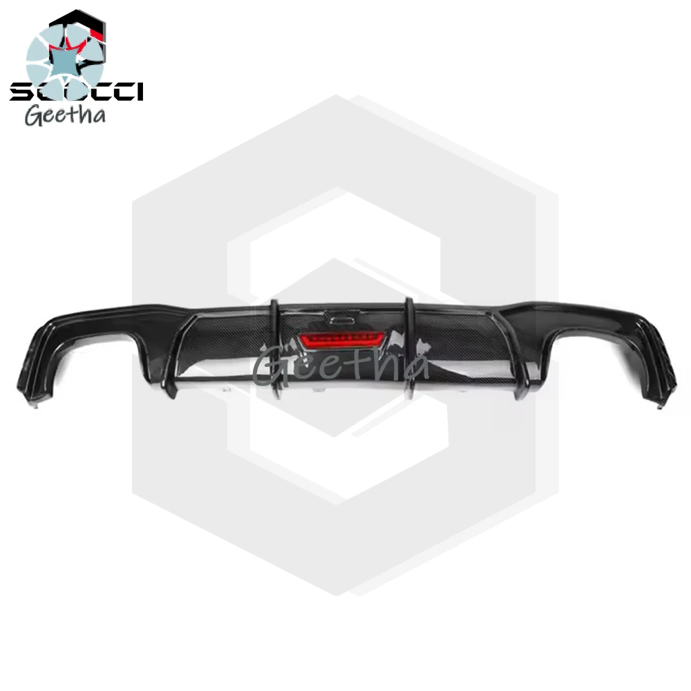 A7 S7 KB Style Carbon Fiber LED Light Rear Diffuser for Audi A7 Sport SLINE C8 S7 Rear Bumper Splitter Lip Spoiler Kit 2019-IN
A7 S7 KB Style Carbon Fiber LED Light Rear Diffuser for Audi A7 Sport SLINE C8 S7 Rear Bumper Splitter Lip Spoiler Kit 2019-IN