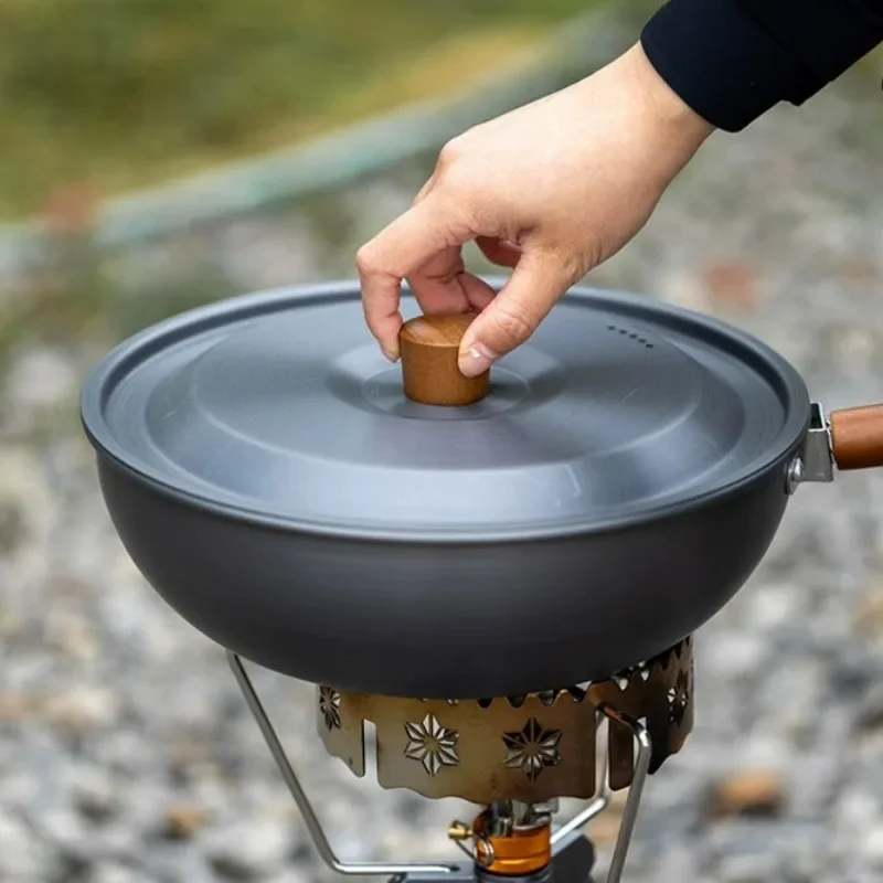 Portable Outdoor Frying Pan Aluminum Alloy Non-Stick Pan with Folding Handle Camping Lightweight Picnic Travel Hiking Pot Campin
Portable Outdoor Frying Pan Aluminum Alloy Non-Stick Pan with Folding Handle Camping Lightweight Picnic Travel Hiking Pot Campin
