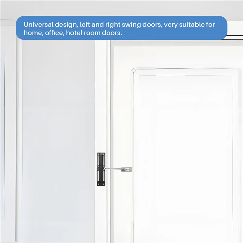 AEE3-Door Closer Household Black Belt Wheel Adjustable Automatic Door Closing Light Zinc Alloy Spring Door Closer
AEE3-Door Closer Household Black Belt Wheel Adjustable Automatic Door Closing Light Zinc Alloy Spring Door Closer