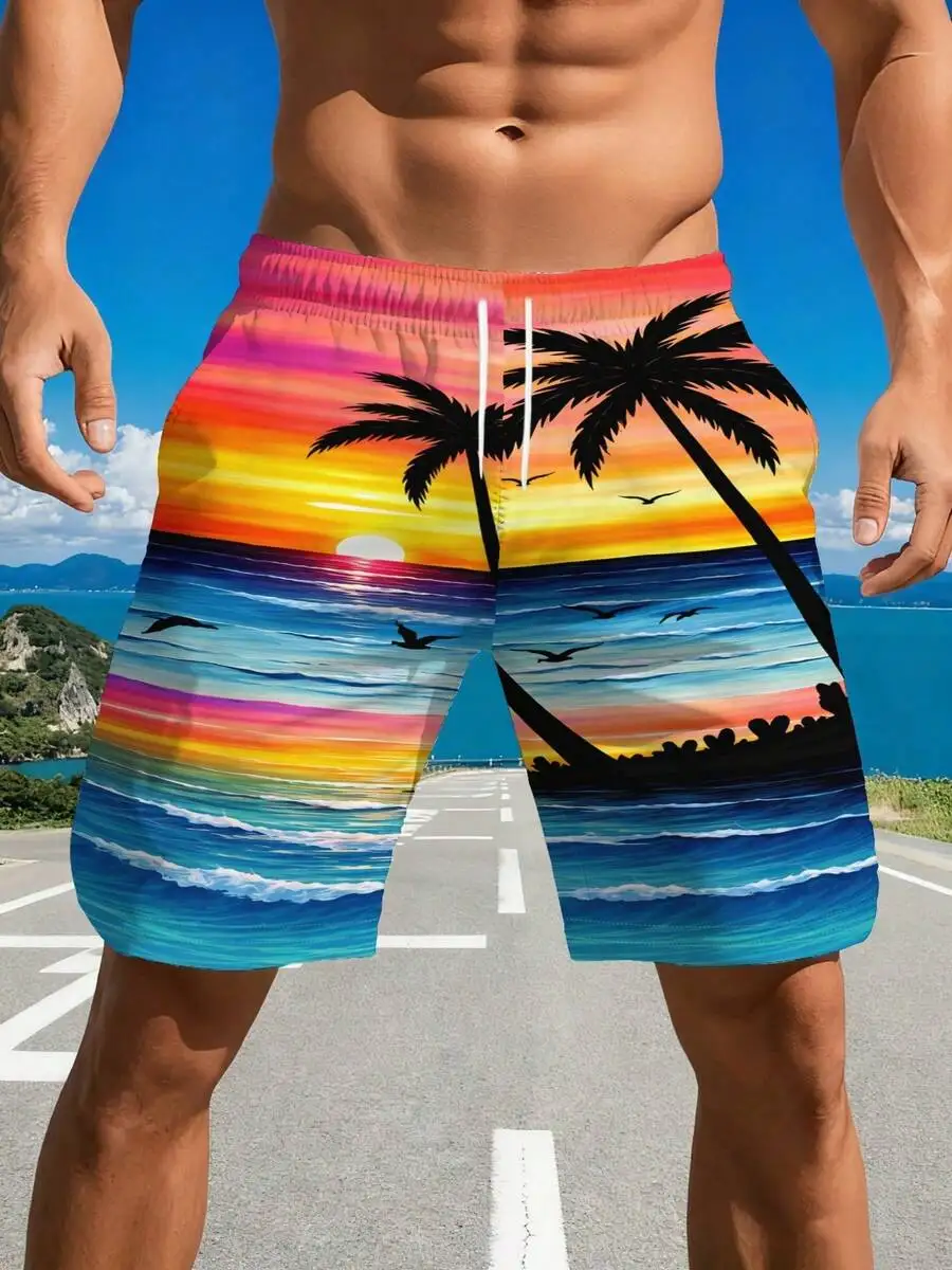 Mens 3D Digital Print Beach Shorts Casual Comfortable Breathable For Outdoor Sports
Mens 3D Digital Print Beach Shorts Casual Comfortable Breathable For Outdoor Sports