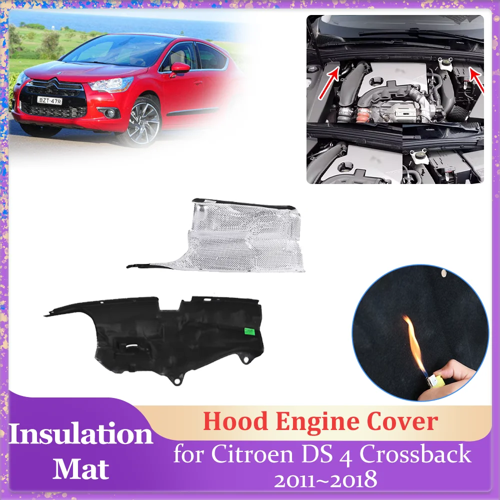 Car Hood Insulation Pad for Citroen DS 4 Crossback 2011~2018 2012 2013 Engine Cover Lower Liner Cotton Heat Mat Part Accessorie
Car Hood Insulation Pad for Citroen DS 4 Crossback 2011~2018 2012 2013 Engine Cover Lower Liner Cotton Heat Mat Part Accessorie