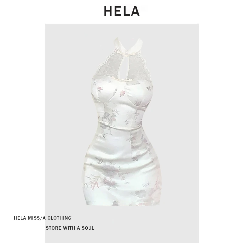 2024 New Chinese Style Lace Trim Qipao Dress Women Summer Sleeveless Halter Print Bodycon Slit Cheongsam Sexy Elegant Trendy
2024 New Chinese Style Lace Trim Qipao Dress Women Summer Sleeveless Halter Print Bodycon Slit Cheongsam Sexy Elegant Trendy