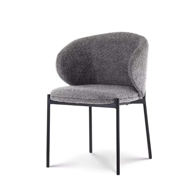 Grey Metal Legs Dining Chairs Modern Luxury Dining Chairs Upholstered Italian Chair
Grey Metal Legs Dining Chairs Modern Luxury Dining Chairs Upholstered Italian Chair