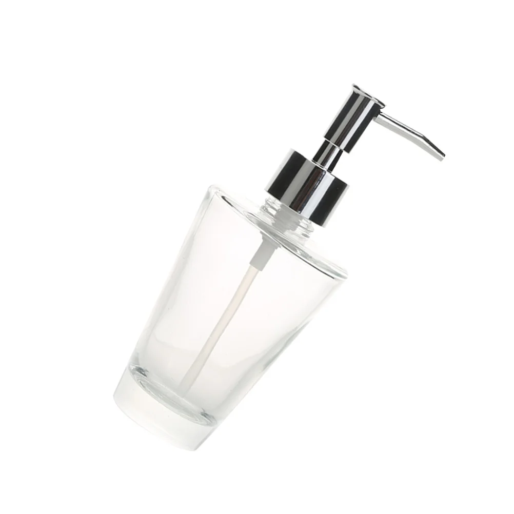 210Ml Pump Dispenser Bottle Refillable Glass Container with Press European Design for Bathroom Bedroom Travel Use
210Ml Pump Dispenser Bottle Refillable Glass Container with Press European Design for Bathroom Bedroom Travel Use