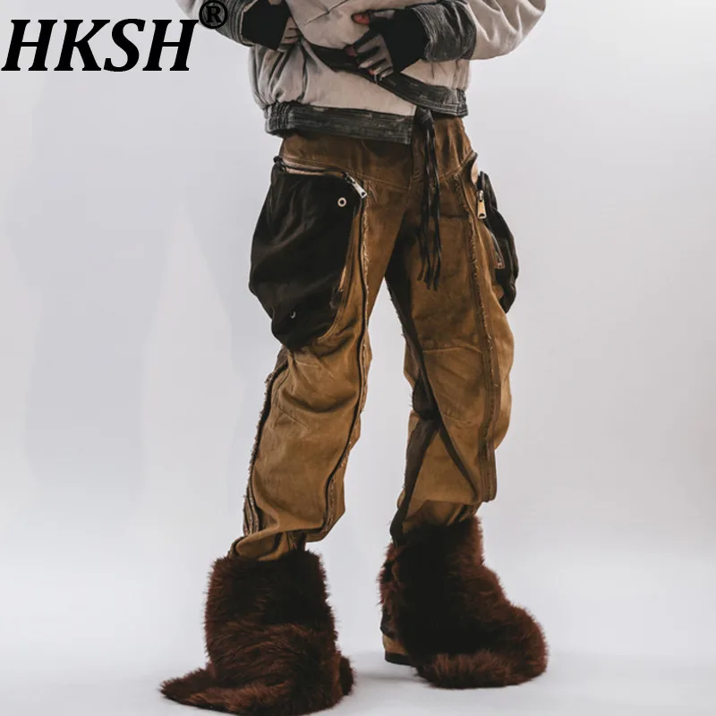 HKSH осенние новые мужские брюки-карго в стиле панк Tide Waste Land с потертостями и широкими штанинами, регулируемые модные потертые мешковатые брюки-карго Techwear HK14945
HKSH осенние новые мужские брюки-карго в стиле панк Tide Waste Land с потертостями и широкими штанинами, регулируемые модные потертые мешковатые брюки-карго Techwear HK14945