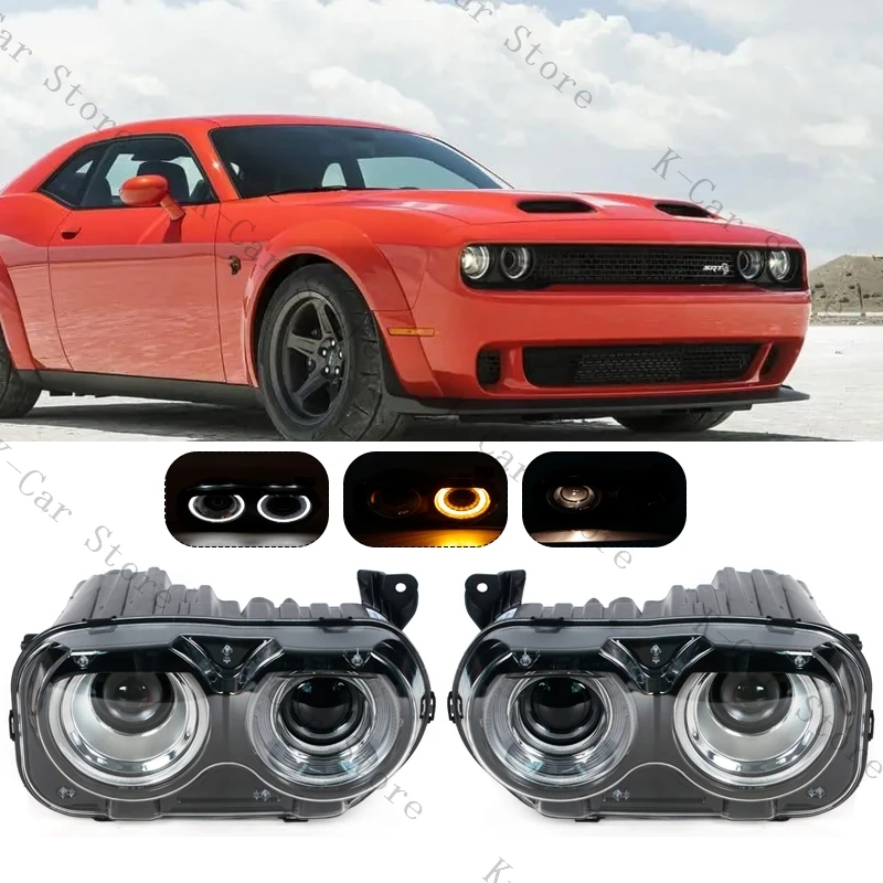 Для Dodge Challenger 2015 2016 2017 2018 2019 2020 2021 фары переднего бампера с двумя лучами DRL фары в сборе автомобильные аксессуары
Для Dodge Challenger 2015 2016 2017 2018 2019 2020 2021 фары переднего бампера с двумя лучами DRL фары в сборе автомобильные аксессуары