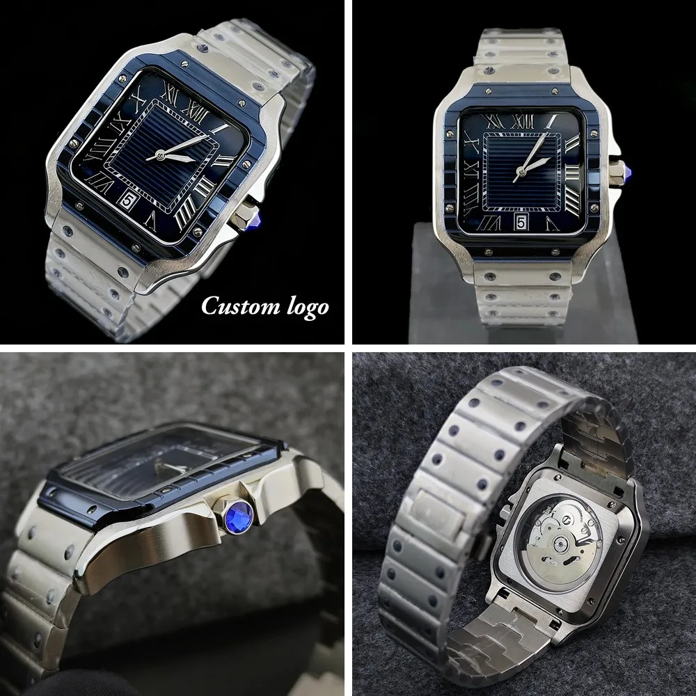 wholesale price NH35 Square Watch 38mm Customized Logo Men's Automatic Stainless Steel Watch NH35 Movement
wholesale price NH35 Square Watch 38mm Customized Logo Men's Automatic Stainless Steel Watch NH35 Movement