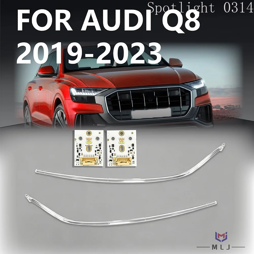 DRL Tube LED Chip For Audi Q8 SQ8 2019 2020 2021 2022 2023 Low-Spec Headlight Angel Eye Board Light Guide Strip Car Accessories
DRL Tube LED Chip For Audi Q8 SQ8 2019 2020 2021 2022 2023 Low-Spec Headlight Angel Eye Board Light Guide Strip Car Accessories