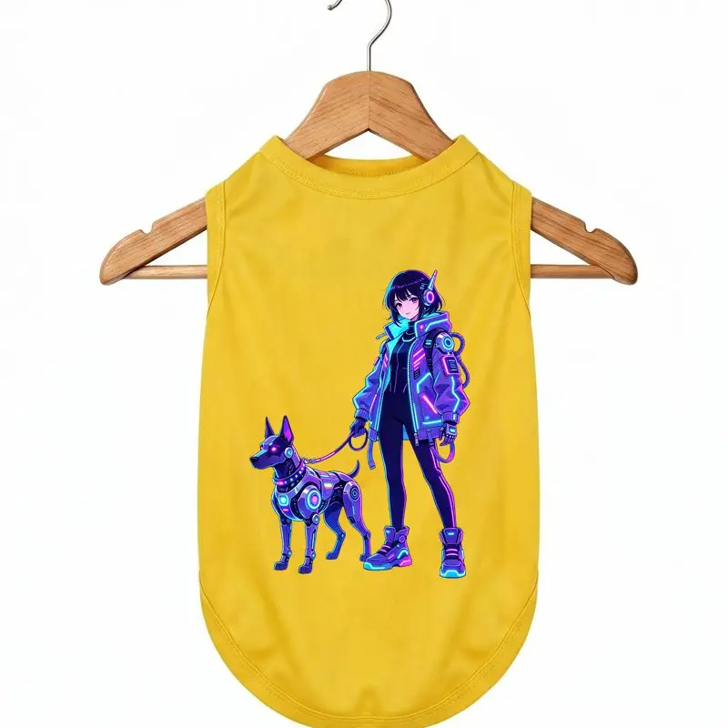 Cyberpunk Dog Vest, Summer Cool Apparel, Breathable Pet Clothes, Puppy Tank Top, Unique Graphic
Cyberpunk Dog Vest, Summer Cool Apparel, Breathable Pet Clothes, Puppy Tank Top, Unique Graphic
