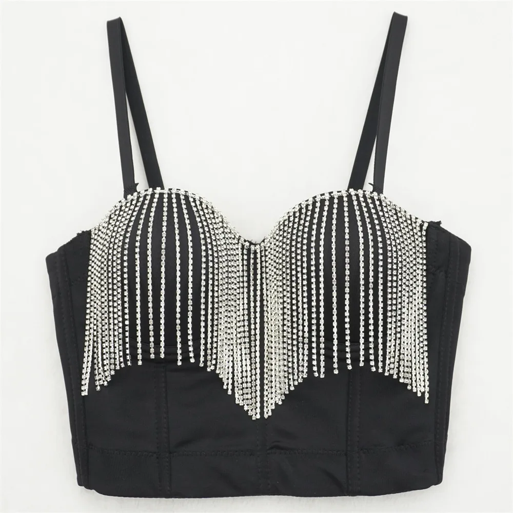 Fashion Nightclub Sexy Tassel Chain Fit Backless Strap Stage Design Short European and American Underwear 
Fashion Nightclub Sexy Tassel Chain Fit Backless Strap Stage Design Short European and American Underwear