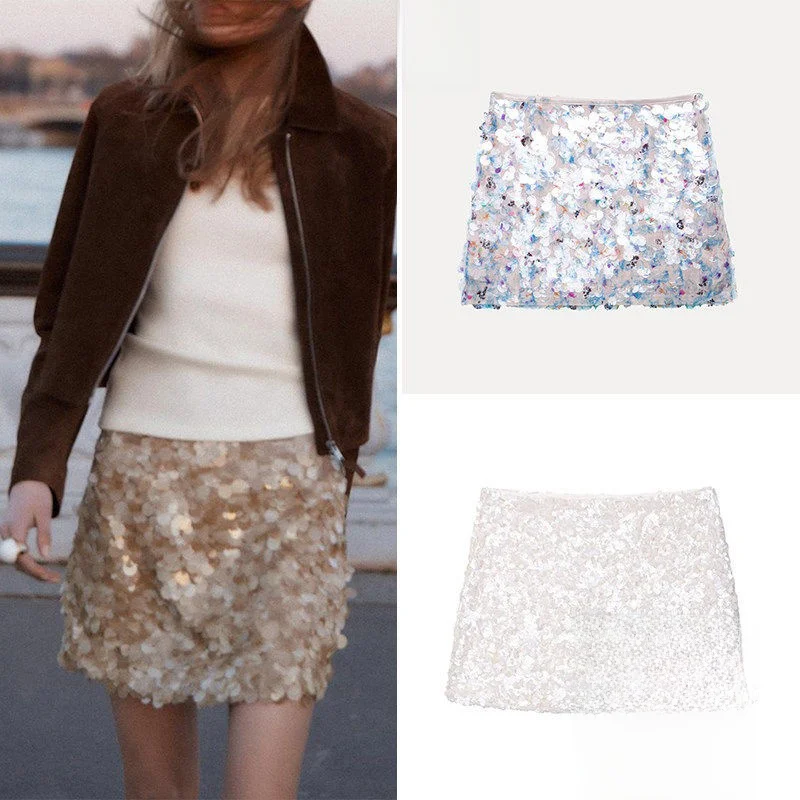 Модная вязаная юбка с бисером для женщин, с завышенной талией, А-силуэт, яркие декоративные детали, универсальная, зимняя новинка
Модная вязаная юбка с бисером для женщин, с завышенной талией, А-силуэт, яркие декоративные детали, универсальная, зимняя новинка