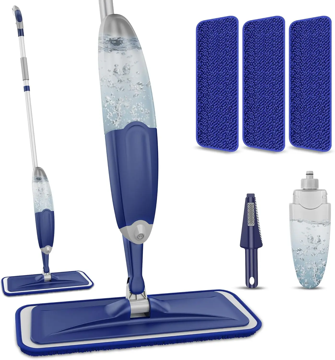 Microfiber Spray Mop for Floors Cleaning: Wet Dry Hardwood Floor Mops with 3 Washable Pads for Powermop - Flat Mop with Sp
Microfiber Spray Mop for Floors Cleaning: Wet Dry Hardwood Floor Mops with 3 Washable Pads for Powermop - Flat Mop with Sp