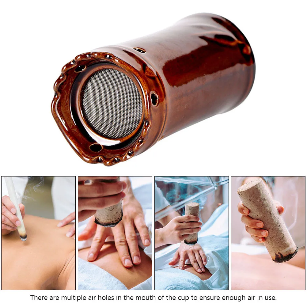 1Pcs Face Moxibustion Device Ceramic Pot Portable Smokeless Moxa Burner Anti Ash Net Moxa Tool Moxibustion Device 
1Pcs Face Moxibustion Device Ceramic Pot Portable Smokeless Moxa Burner Anti Ash Net Moxa Tool Moxibustion Device