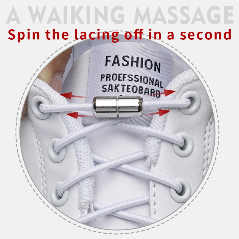 1Pair Round Reflective Elastic Shoelaces No Tie Shoe Laces Kids Adult Sneakers Quick Lazy Shoestrings 18 Colors
1Pair Round Reflective Elastic Shoelaces No Tie Shoe Laces Kids Adult Sneakers Quick Lazy Shoestrings 18 Colors