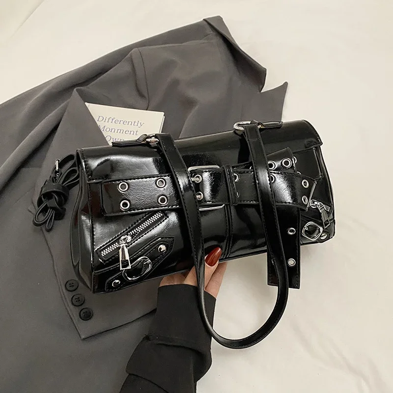 Women Vintage Underarm Bag PU Leather Solid Color Belt Design Pu Leather Shoulder Bag Female Chain Tote Clutch Bag
Women Vintage Underarm Bag PU Leather Solid Color Belt Design Pu Leather Shoulder Bag Female Chain Tote Clutch Bag