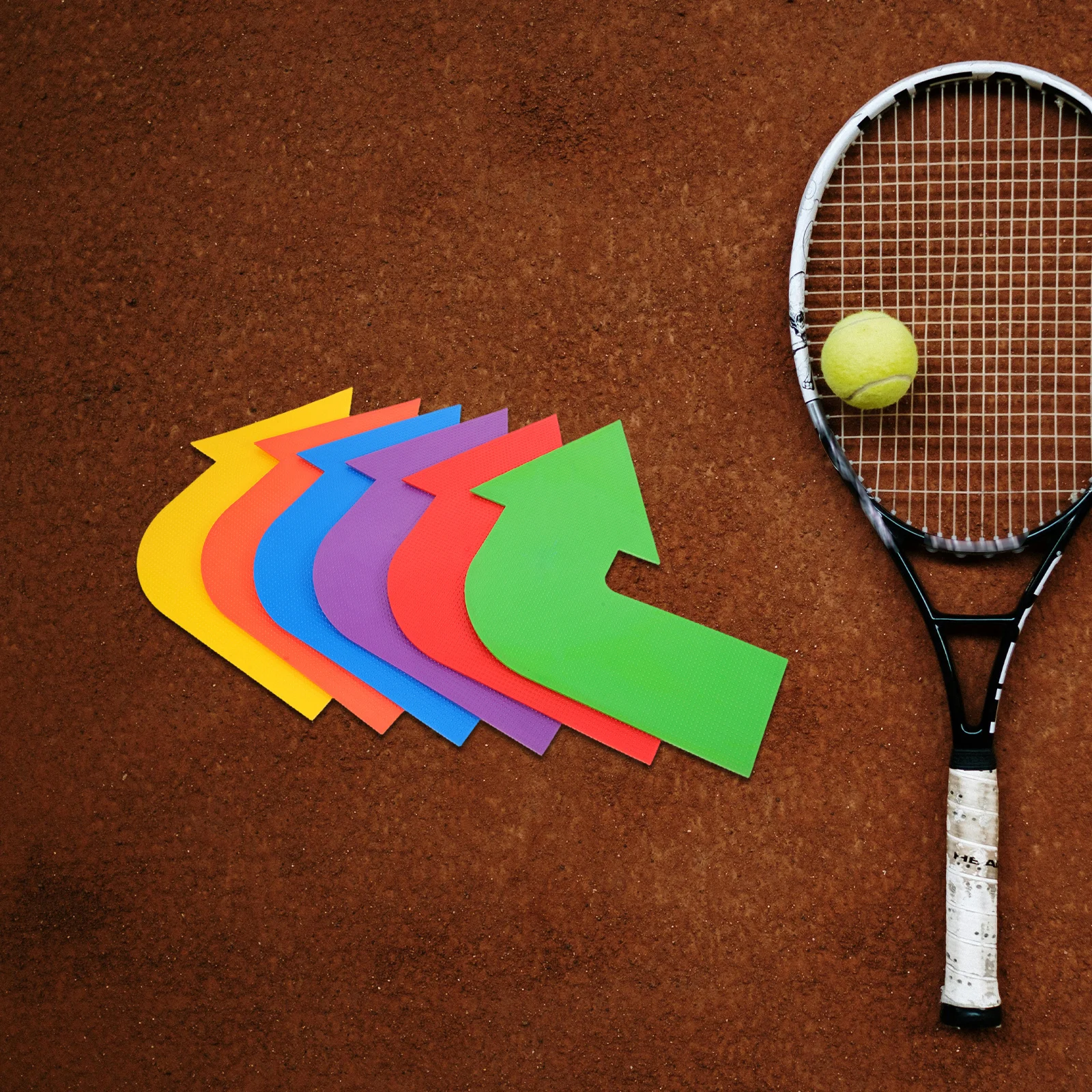 6Pcs Training Markers Court Boundary Lines for Indoor Outdoor Sports Pickleball Tennis Volleyball Badminton Skill Enhancement
6Pcs Training Markers Court Boundary Lines for Indoor Outdoor Sports Pickleball Tennis Volleyball Badminton Skill Enhancement