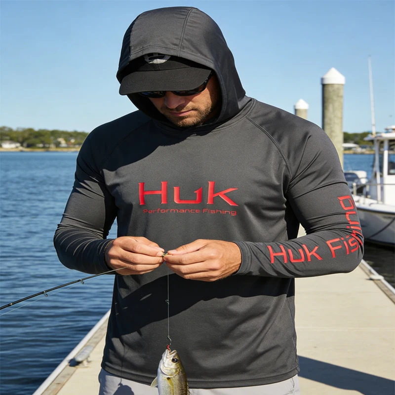 USA Men's Hooded Long Sleeve Performance Fishing Shirts Jersey For Fishing UV Hoodies Clothing Camiseta De Pesca Tops
USA Men's Hooded Long Sleeve Performance Fishing Shirts Jersey For Fishing UV Hoodies Clothing Camiseta De Pesca Tops