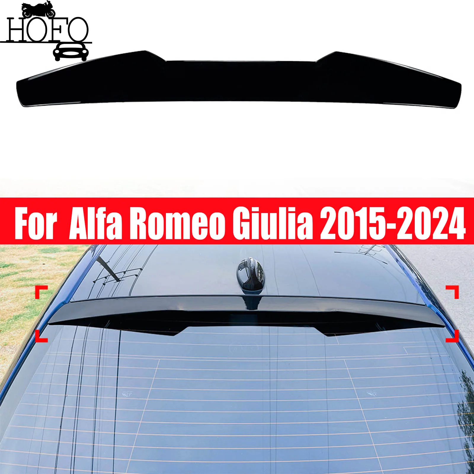 Rear Trunk Lid Roof Spoiler Wing Gloss Black Car Upper Tail Splitter Lip For Alfa Romeo Giulia 2015-2024
Rear Trunk Lid Roof Spoiler Wing Gloss Black Car Upper Tail Splitter Lip For Alfa Romeo Giulia 2015-2024