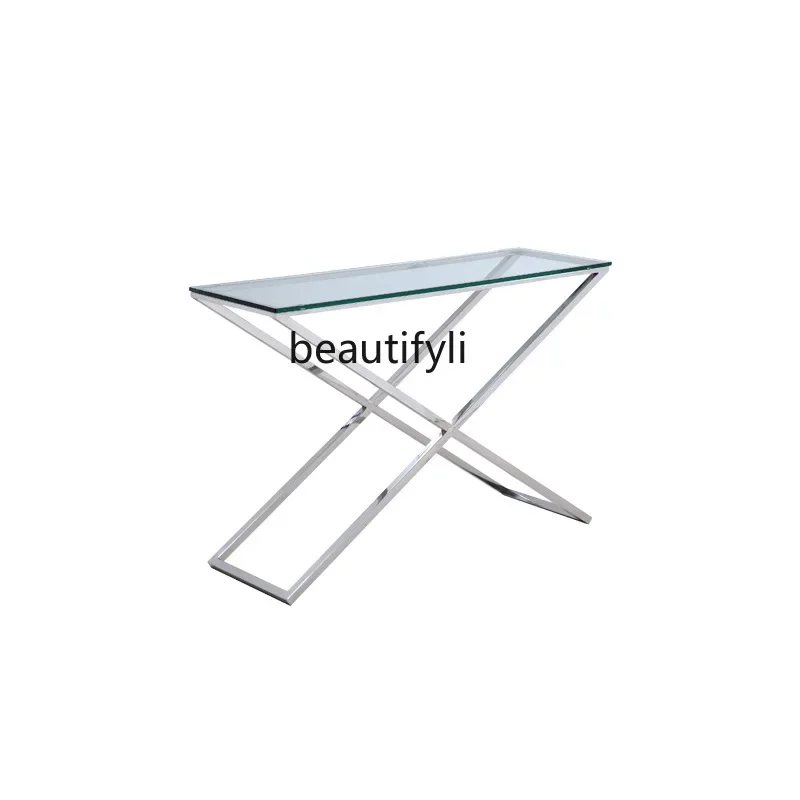 X0 Italian entrance table light luxury style modern entrance cabinet foyer entry stainless steel entrance table designer
X0 Italian entrance table light luxury style modern entrance cabinet foyer entry stainless steel entrance table designer