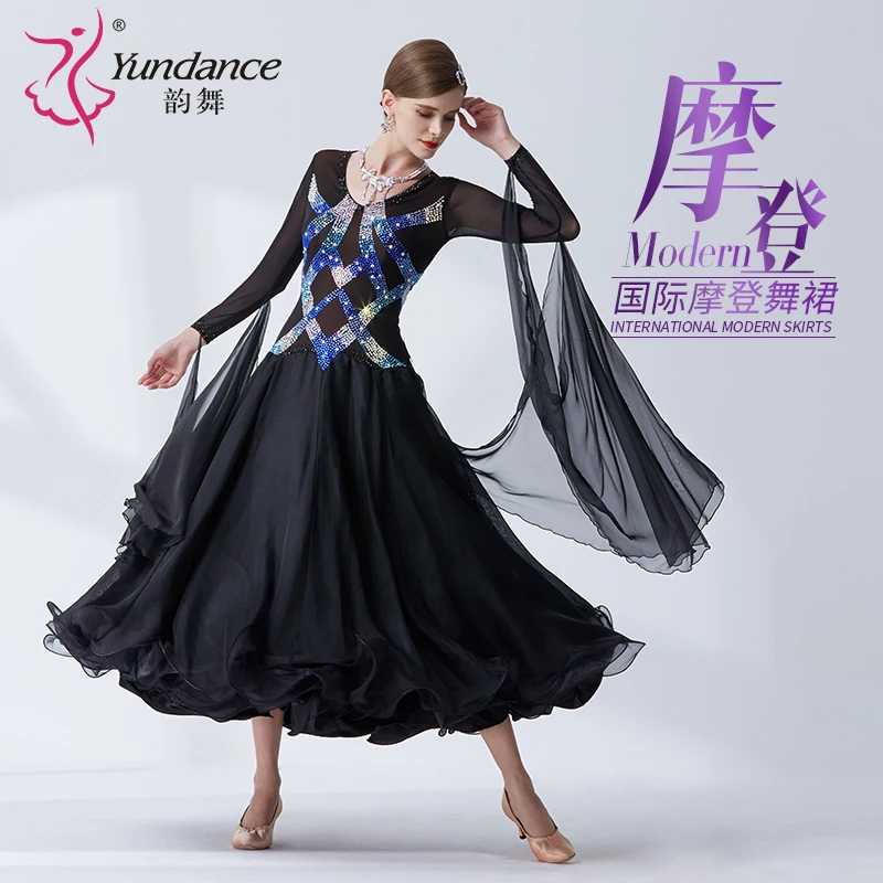 B-18498 Ballroom Dancing Dress Long Sleeve Modern Waltz Tango Dance Dress Standard Dance Ballroom Costume Dress for Sale
B-18498 Ballroom Dancing Dress Long Sleeve Modern Waltz Tango Dance Dress Standard Dance Ballroom Costume Dress for Sale