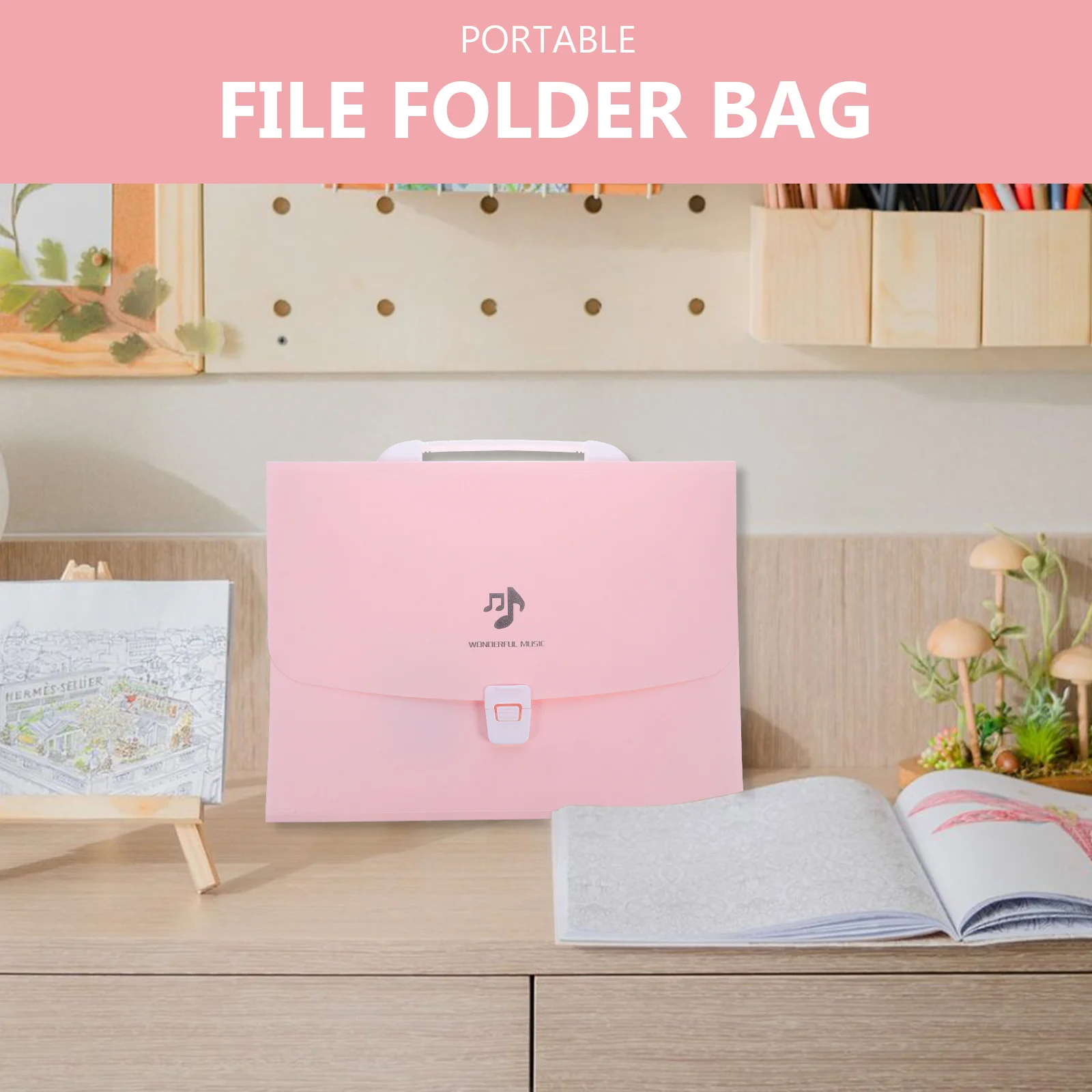 Handheld Accordion File Organizer Small Size Multi-Layer Expandable Document Folder Portable Office Document Storage Bag
Handheld Accordion File Organizer Small Size Multi-Layer Expandable Document Folder Portable Office Document Storage Bag