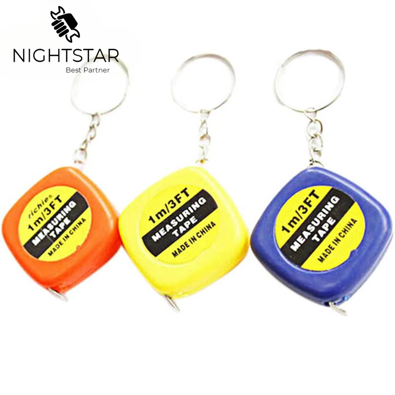 5pcs Style New Mini Keychain Key Ring Easy Retractable Tape Measure Pull Ruler 1M Color Random
5pcs Style New Mini Keychain Key Ring Easy Retractable Tape Measure Pull Ruler 1M Color Random