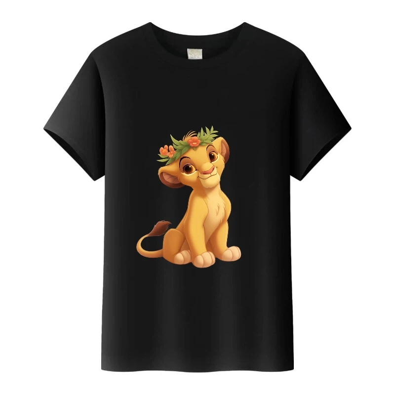 Disney The Lion King Cartoon Girl Short Sleeves T-Shirt Women Loose Tshirt Summer Boys O-Neck Tops Men Blouses Family Kids Tees
Disney The Lion King Cartoon Girl Short Sleeves T-Shirt Women Loose Tshirt Summer Boys O-Neck Tops Men Blouses Family Kids Tees