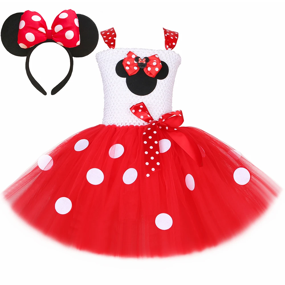 Girls Minnie Costume Pink Red Toddler Girls Fancy Polka Dot Princess Tutu Dress Up Clothes Kids Halloween Birthday Party Dresses
Girls Minnie Costume Pink Red Toddler Girls Fancy Polka Dot Princess Tutu Dress Up Clothes Kids Halloween Birthday Party Dresses
