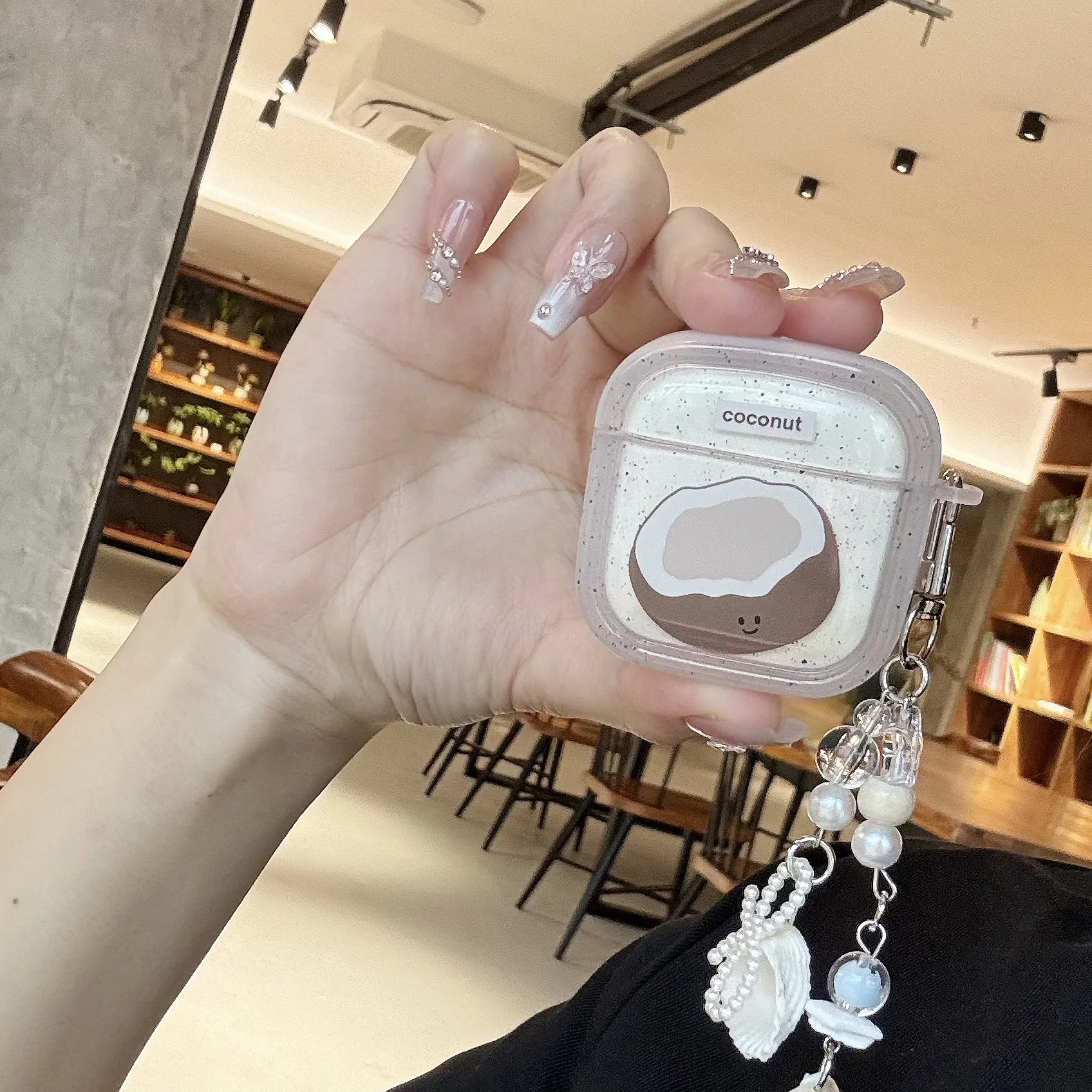 Summer Beach Crystal Coconut Fruit Earphone Case For Freebuds 7i Shockproof Protective Cover With Pendant For Free Clip Pro3 Pro 
Summer Beach Crystal Coconut Fruit Earphone Case For Freebuds 7i Shockproof Protective Cover With Pendant For Free Clip Pro3 Pro