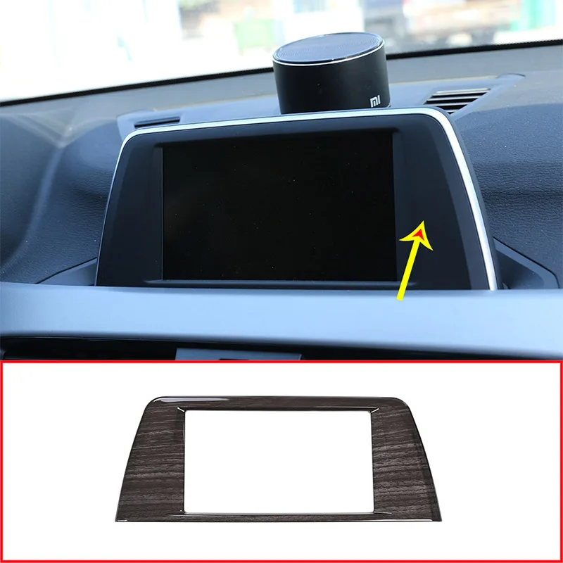Black Wood Grain Colour ABS Center Navigation Panel Frame Cover Trim Sticker For BMW X1 F48 2016 -2019 Car Accessories
Black Wood Grain Colour ABS Center Navigation Panel Frame Cover Trim Sticker For BMW X1 F48 2016 -2019 Car Accessories