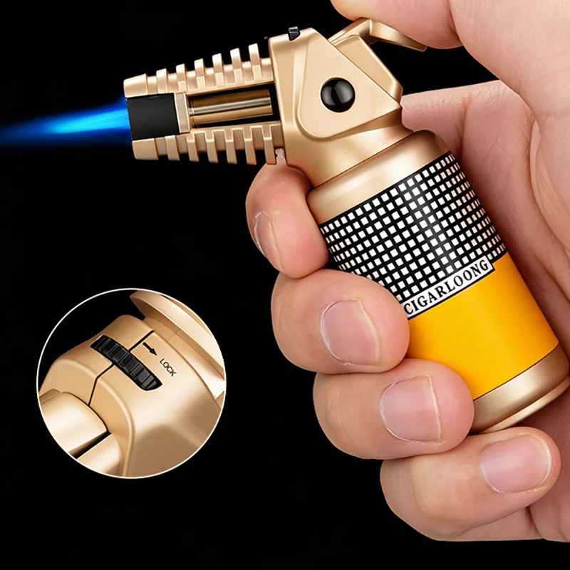 Cigar lighter, single flame direct charging, powerful firepower, windproof, portable spray gun igniter
Cigar lighter, single flame direct charging, powerful firepower, windproof, portable spray gun igniter