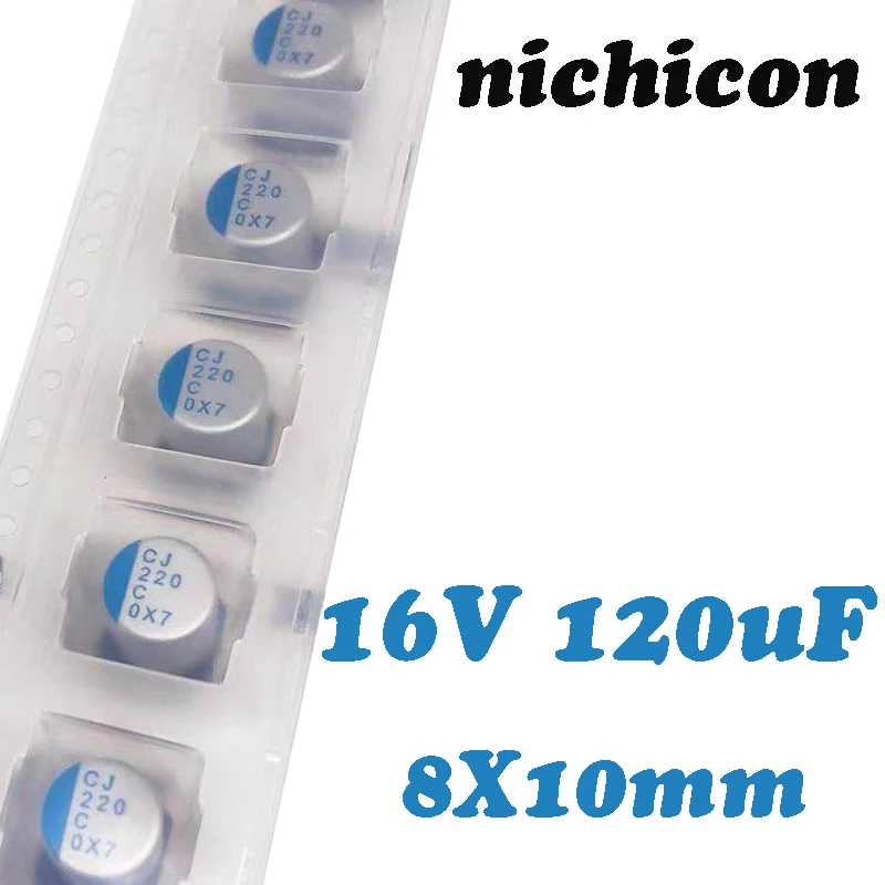 PCJ1C221MCLBNHGS CJ 220 16V220UF 8X10mm Nichicon SMD твердотельный конденсатор 220 мкФ 16В
PCJ1C221MCLBNHGS CJ 220 16V220UF 8X10mm Nichicon SMD твердотельный конденсатор 220 мкФ 16В