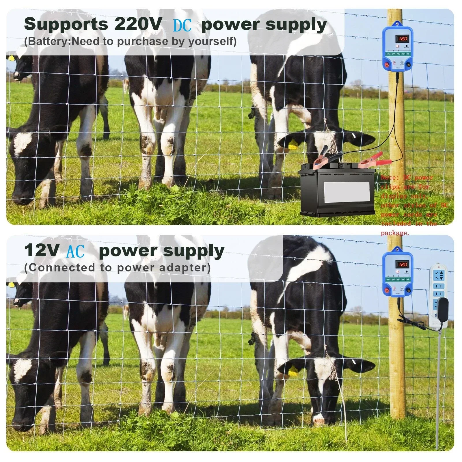 15 км солнечный электрический забор Energizer, высоковольтный импульсный контроллер, овчарка, ферма, животное, лошадь, крупный рогатый скот, домашний забор, инструмент
15 км солнечный электрический забор Energizer, высоковольтный импульсный контроллер, овчарка, ферма, животное, лошадь, крупный рогатый скот, домашний забор, инструмент