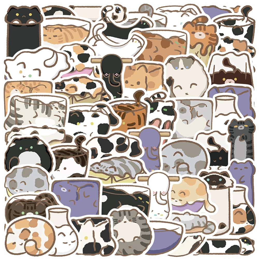 10/30/68pcs Cute Funny Liquid Cat Cartoon Stickers Creative Painting Kitten Decal DIY Suitcase Laptop Luggage Kawaii Sticker Toy
10/30/68pcs Cute Funny Liquid Cat Cartoon Stickers Creative Painting Kitten Decal DIY Suitcase Laptop Luggage Kawaii Sticker Toy
