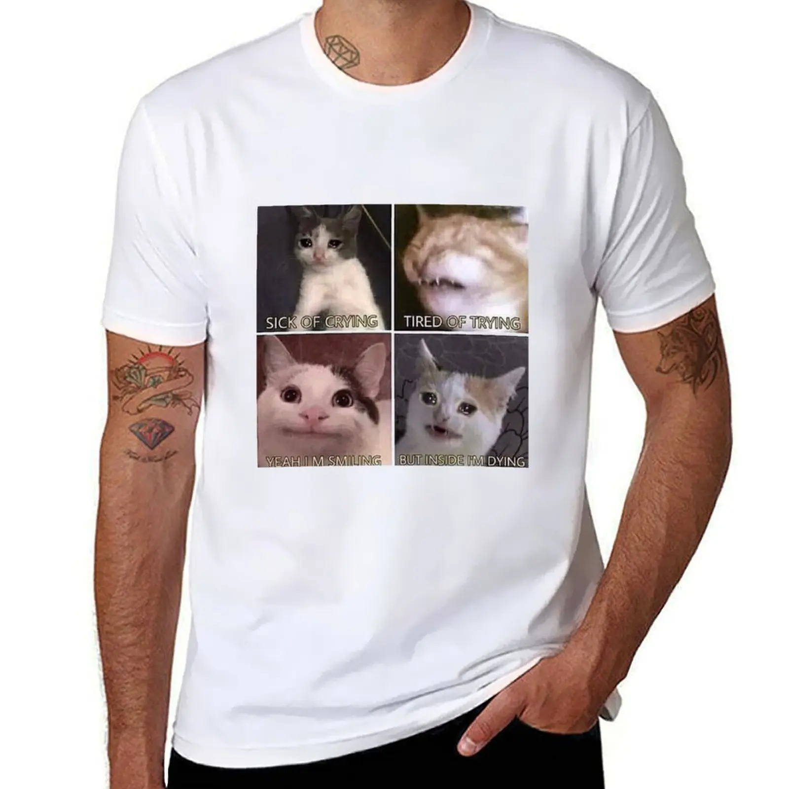 Sad cats T-Shirt funny t shirts man t shirt custom print T-Shirt
Sad cats T-Shirt funny t shirts man t shirt custom print T-Shirt
