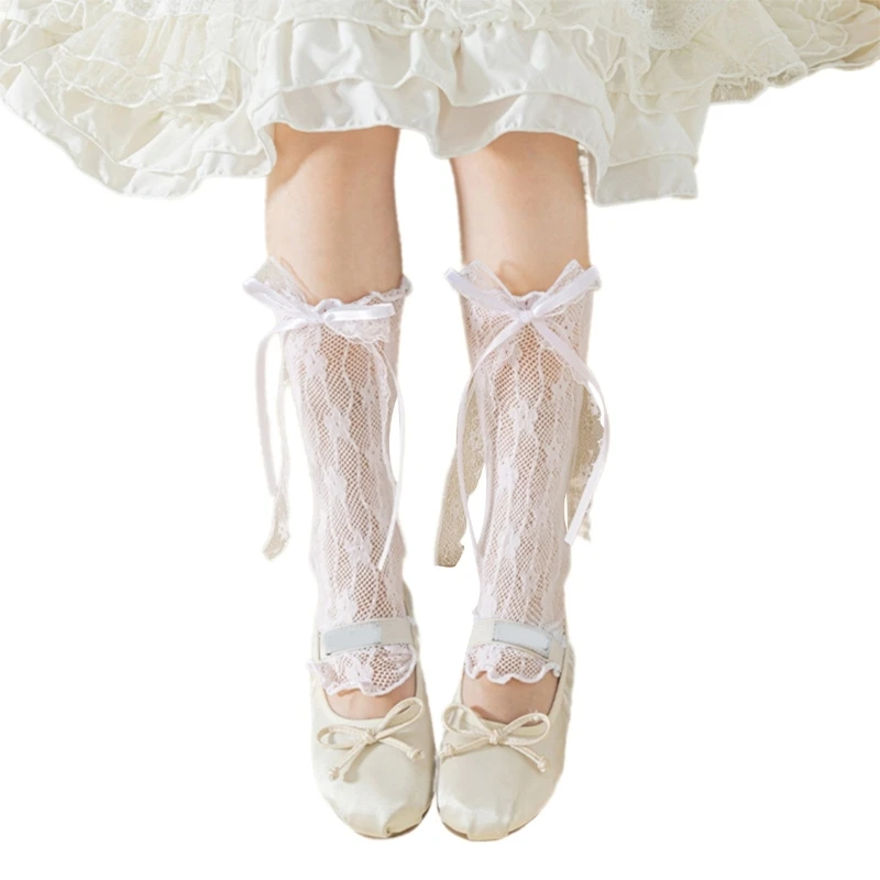 JU64 Ballet Inspired Girls Leg Warmer Lace Ruffle Bowknot Detail Stackable Design Socks Sleeve for Dresses
JU64 Ballet Inspired Girls Leg Warmer Lace Ruffle Bowknot Detail Stackable Design Socks Sleeve for Dresses