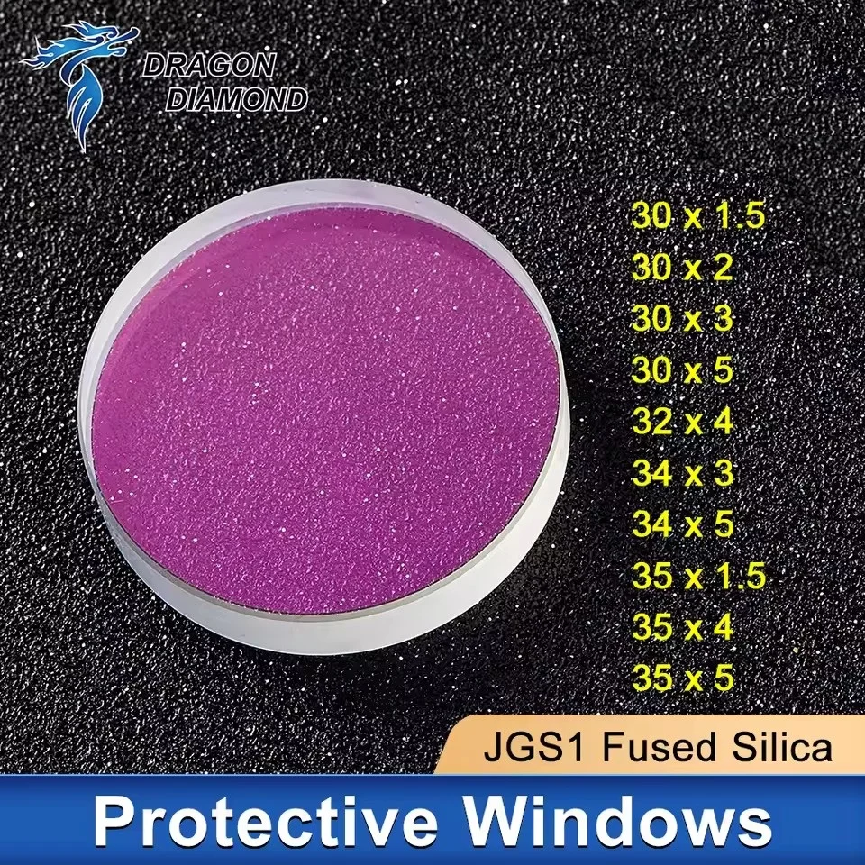 Laser Protective Window Lens Diameter 30-35mm Quartz Fused Silica Lens For Precitec Raytools WSX Bodor Fiber Laser Head 1064nm
Laser Protective Window Lens Diameter 30-35mm Quartz Fused Silica Lens For Precitec Raytools WSX Bodor Fiber Laser Head 1064nm