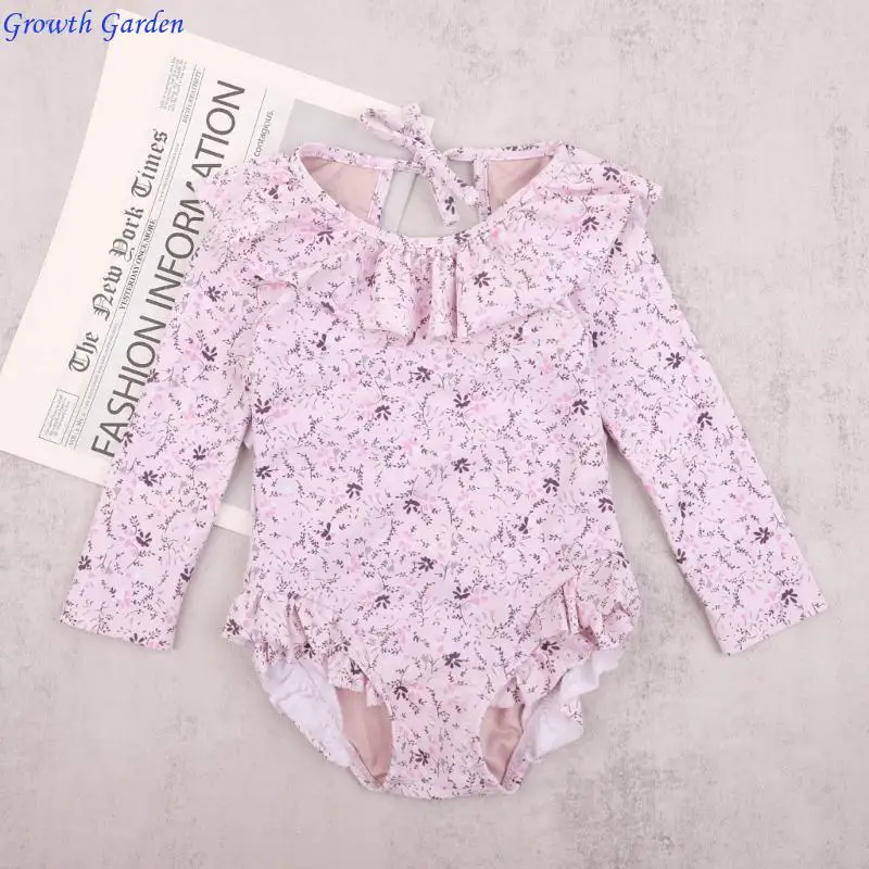 One-pieced Baby Long Sleeves Flower Print Beach Costumes UPF50+ Swimsuit for Swimming and Beach Play E65D
One-pieced Baby Long Sleeves Flower Print Beach Costumes UPF50+ Swimsuit for Swimming and Beach Play E65D
