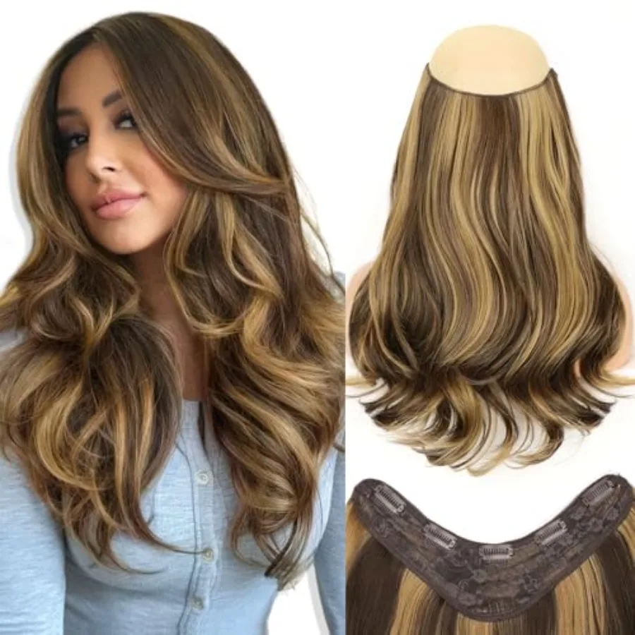 Long Wavy Hair Extensions for Women, Clip in Hair Extensions Clip Ins Soft Full Head Synthetic Hairpieces 16 Inch Balayage Choc
Long Wavy Hair Extensions for Women, Clip in Hair Extensions Clip Ins Soft Full Head Synthetic Hairpieces 16 Inch Balayage Choc