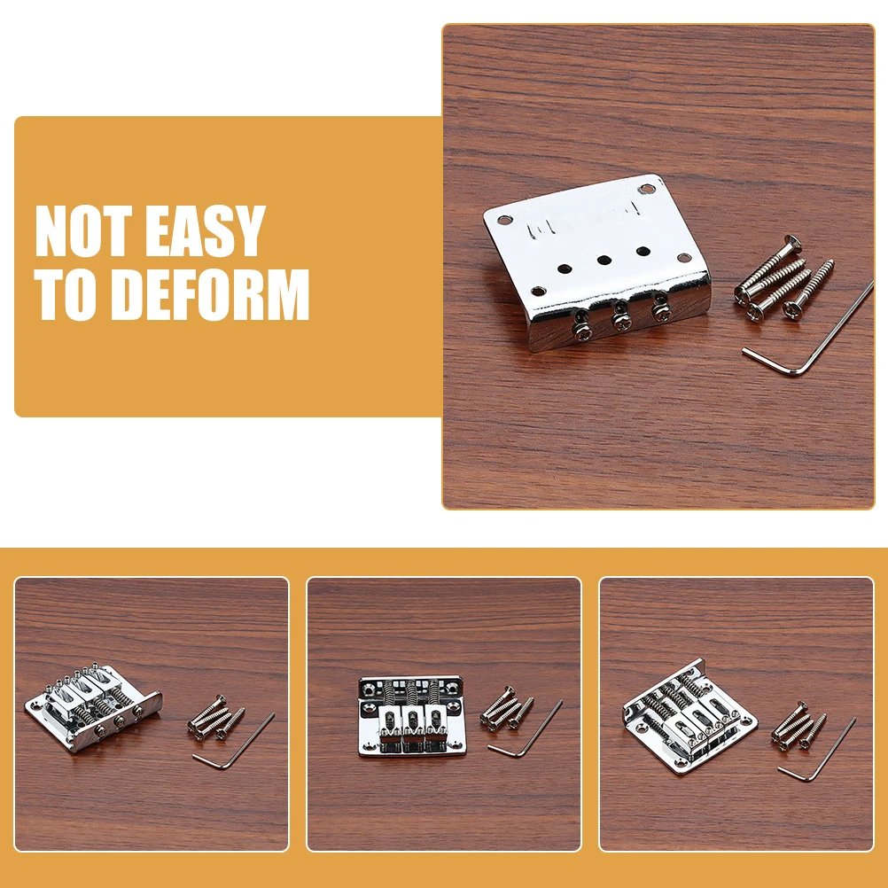 Guitar Bridge Electric Tuning Professional Installation Durable Saddles Part Replacement Tailpiece for Cable
Guitar Bridge Electric Tuning Professional Installation Durable Saddles Part Replacement Tailpiece for Cable