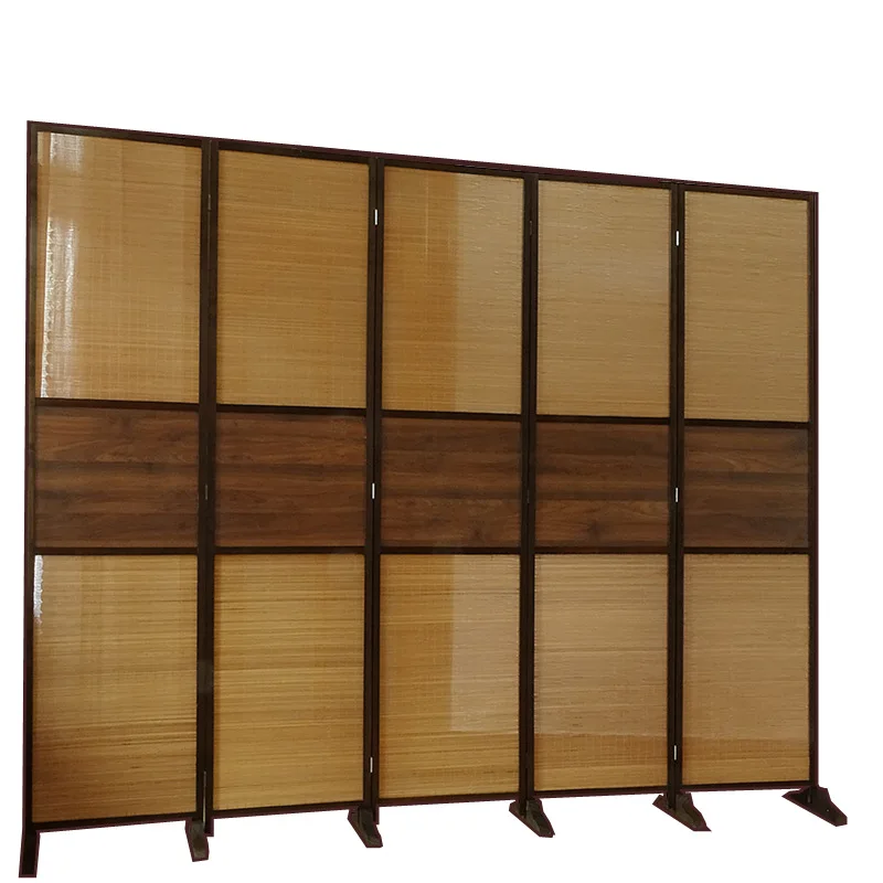 Перегородка для входа, простая китайская складная ширма, внутренняя мобильная перегородка, чайная комната, гостиная, бамбуковый барьер из цельного дерева
Перегородка для входа, простая китайская складная ширма, внутренняя мобильная перегородка, чайная комната, гостиная, бамбуковый барьер из цельного дерева