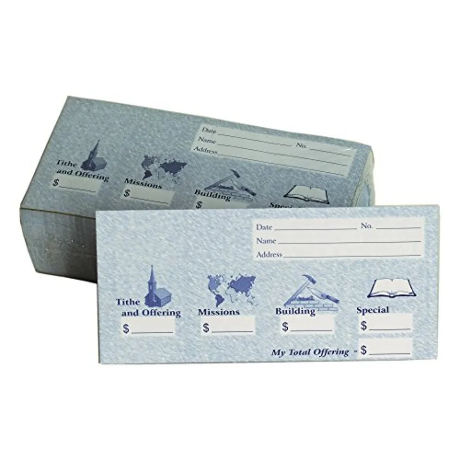 Church Offering/Tithe Donation Envelopes Friendly Welcome Message Missions Building and Special Simple Design Easy-open Tab Fit
Church Offering/Tithe Donation Envelopes Friendly Welcome Message Missions Building and Special Simple Design Easy-open Tab Fit