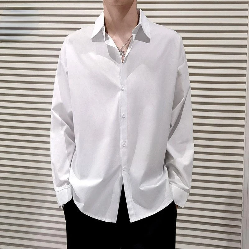 2023 New Solid Men Long Sleeved Shirts Men Korean Comfortable Blouses Casual Loose Classic Single Breasted Shirt Tops Y112
2023 New Solid Men Long Sleeved Shirts Men Korean Comfortable Blouses Casual Loose Classic Single Breasted Shirt Tops Y112
