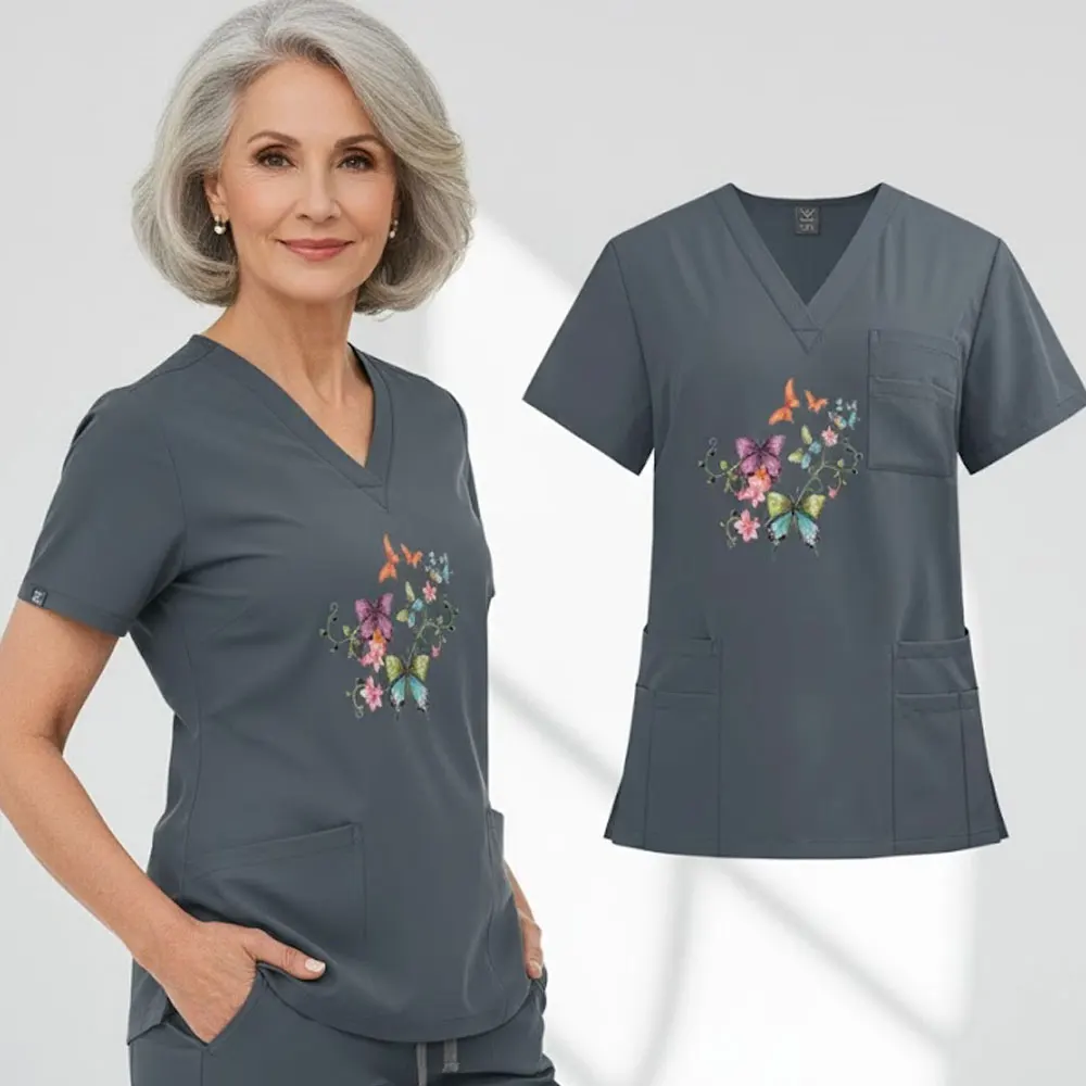 Набор для кормления с индивидуальным принтом: Адаптивная одежда унисекс с v-образным вырезом для домашнего ухода и униформа для восстановления после операций
Набор для кормления с индивидуальным принтом: Адаптивная одежда унисекс с v-образным вырезом для домашнего ухода и униформа для восстановления после операций